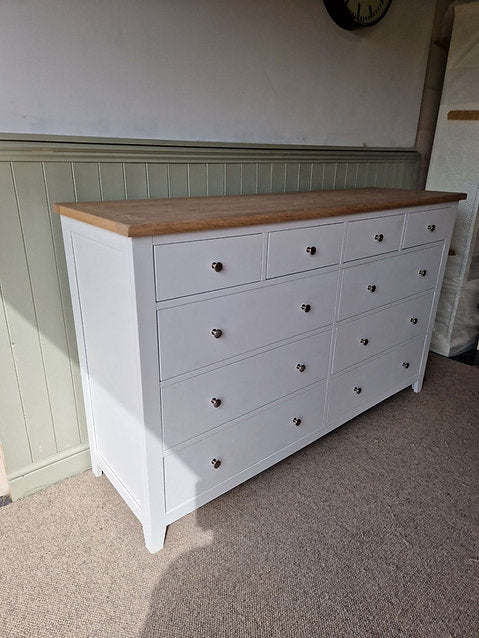 Chester Pure White  10 Drawer Chest