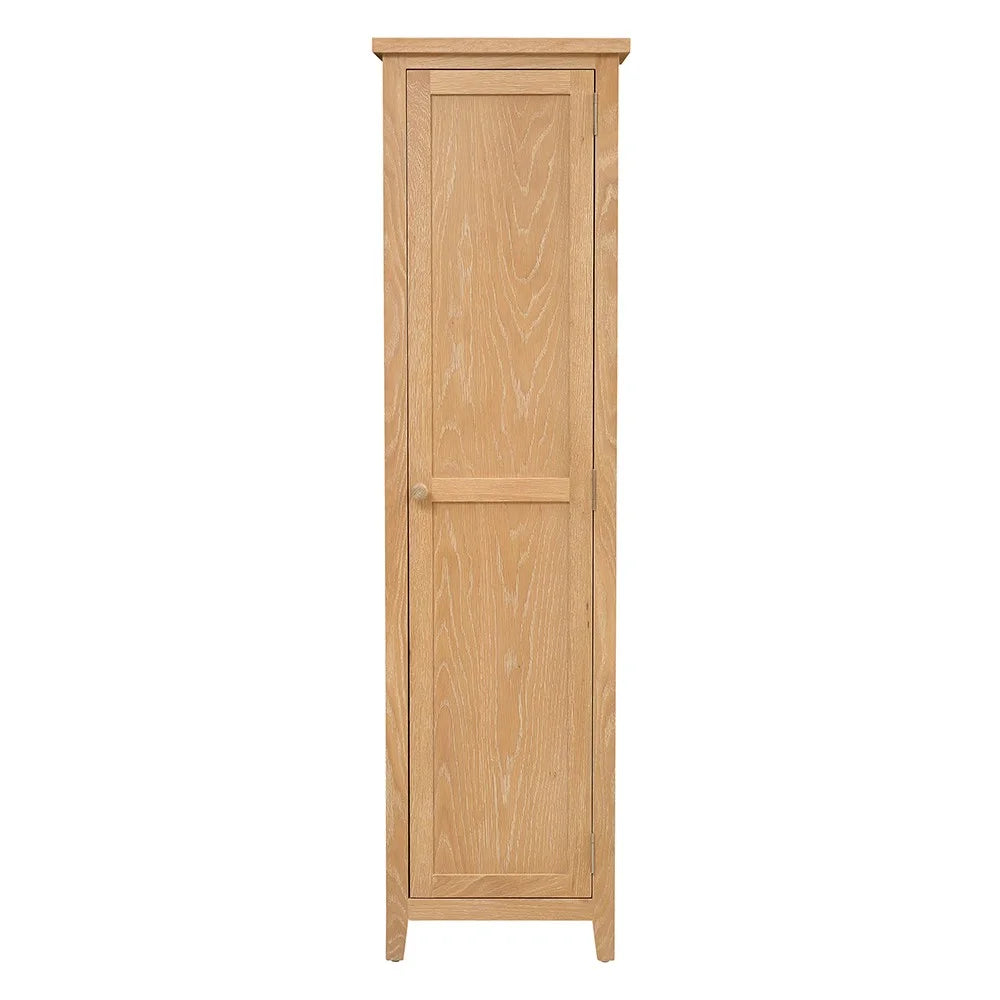 Inglesham Whitewash Oak Tall Shoe Cupboard