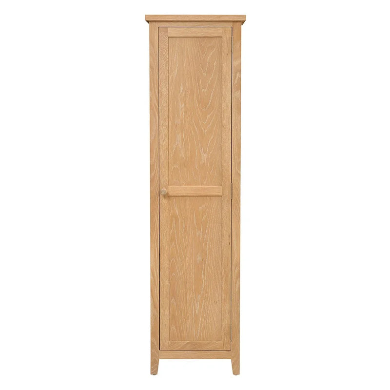 Inglesham Whitewash Oak Tall Shoe Cupboard