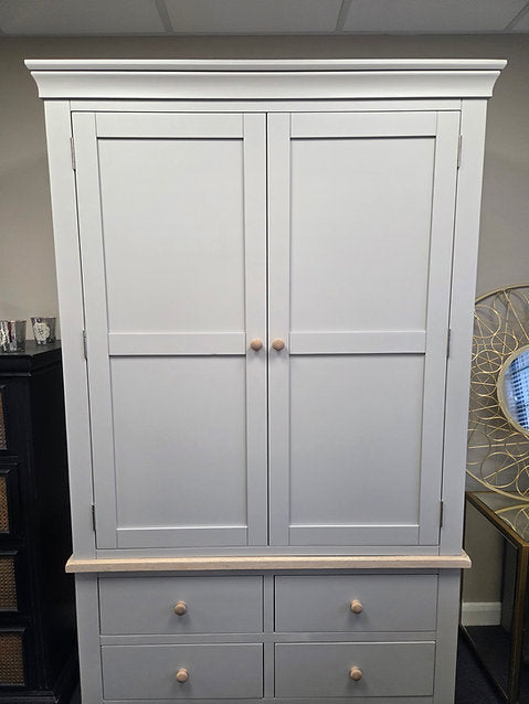 Chester Dove Grey Linen Cupboard