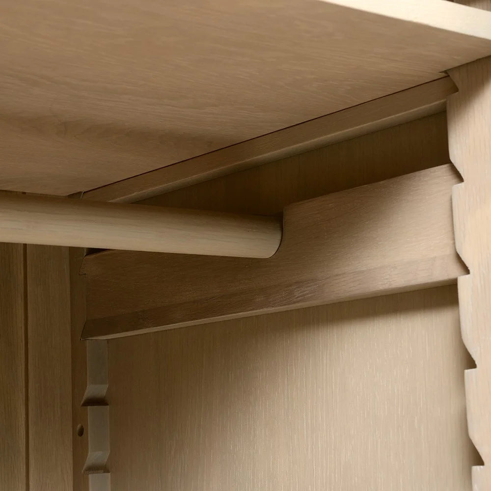 Bibury Smoked Oak Triple Wardrobe