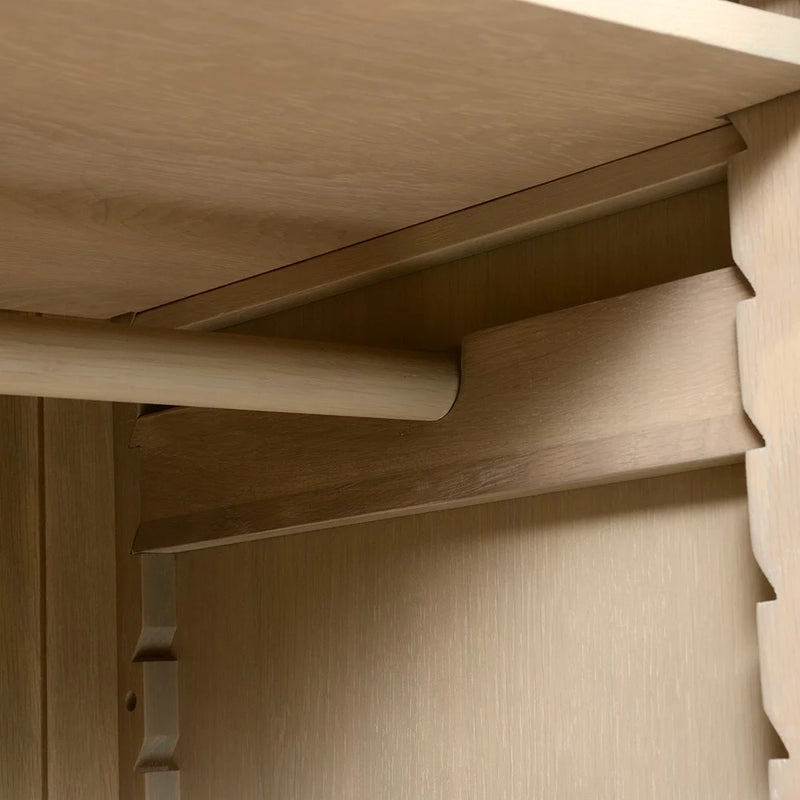 Bibury Smoked Oak Triple Wardrobe