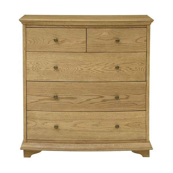 Winchcombe Oiled Oak 5 Drawer Chest