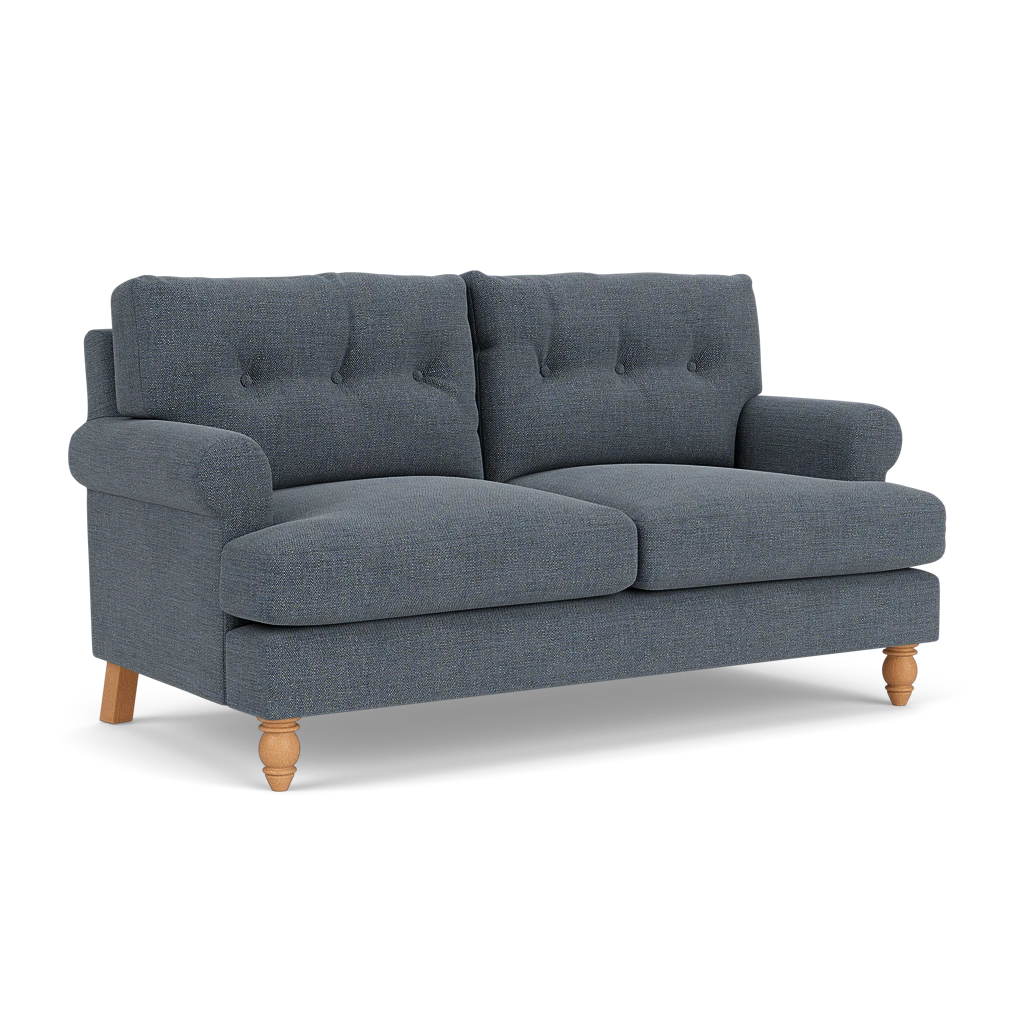 Talbot Large  2 Seater Sofa - Indigo Rustic Weave
