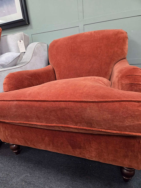 Ashbee Armchair- Brick- Matt Velvet