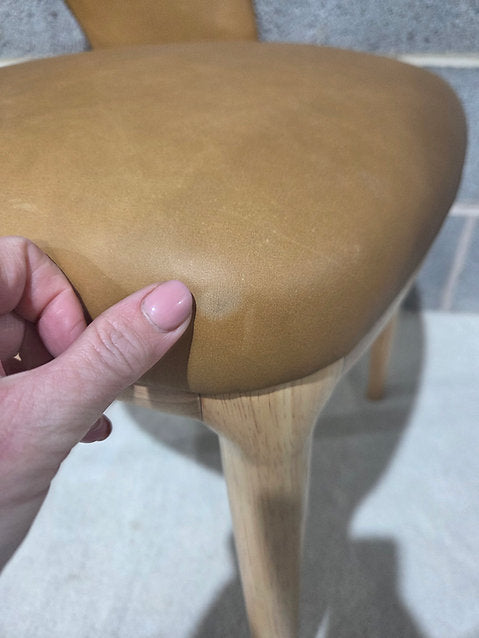 Set of 4 Boerum Leather Dining Chairs