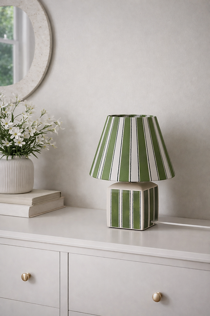 Ollie Table Lamp- Green