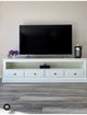 Burford Warm White XL TV Stand (up to 75")