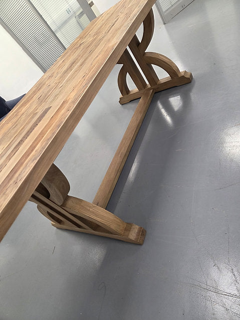 Tempus Dining Table -  Natural Recycled Elm