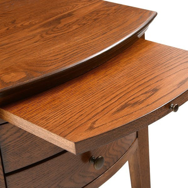 Winchcombe Dark Oak 2 Drawer Bedside Table