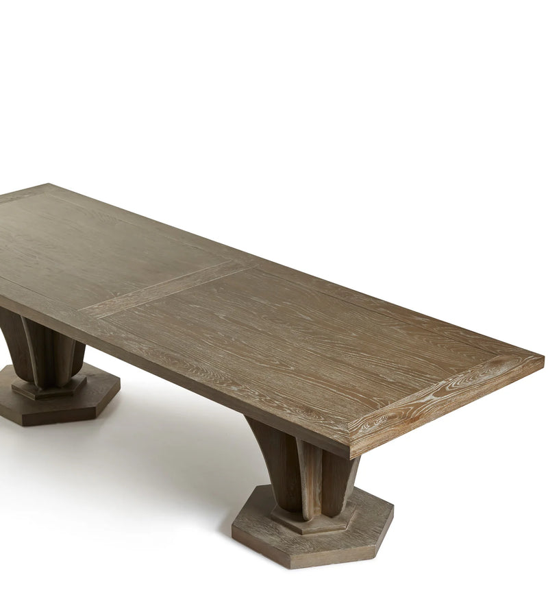Allegro Rectangular Dining Table - Large - Burnt Oak