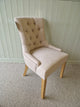 Primrose Upholstered Button Back Chair Stone