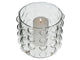 Bobble Clear Glass Candle Holder