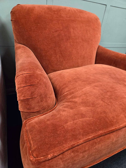 Ashbee Armchair- Brick- Matt Velvet