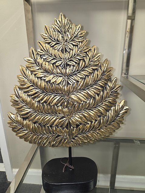 Laura Ashley Gold Leaf Sculpture