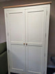 Gloucester Cream Double Full Hanging Wardrobe