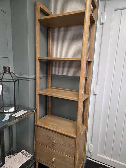 Berkeley Nordic Oak Slim Open Bookcase