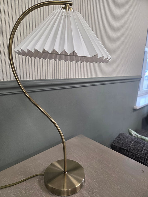 Pleated Table Lamp