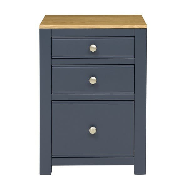 Chalford Inky Blue 3 Drawer Filing Cabinet