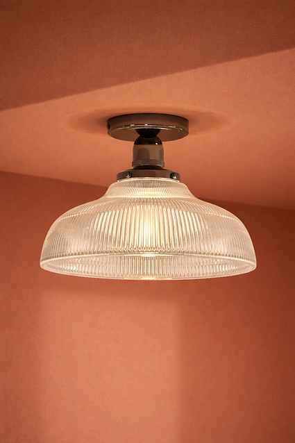 Florence Flush Ceiling Light - Chrome