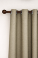 Brushed Eyelet Blackout Thermal Curtains- Neutral