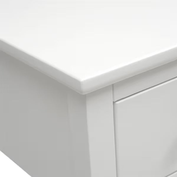 Simply Cotswold Pure White Pair of Bedsides
