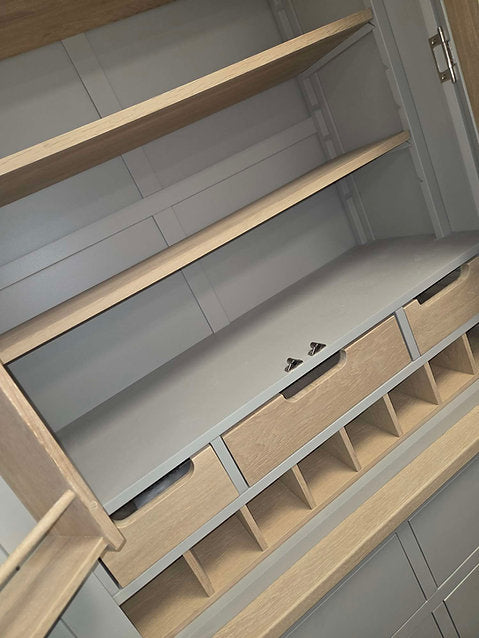 Chester Dove Grey Double Larder