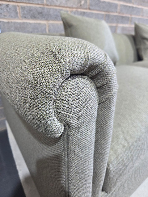 Walker 4 Seater Sofa - Green Marl - House Weave
