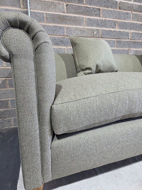 Walker 4 Seater Sofa - Green Marl - House Weave