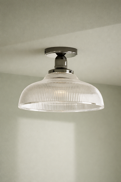 Florence Flush Ceiling Light - Chrome