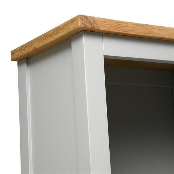Simply Cotswold Pebble Grey Slim Bookcase