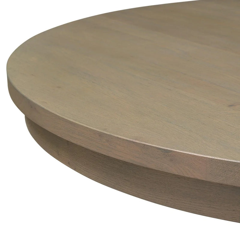 Elkstone Smoked Oak 4- 6 Seater Round Extending Dining Table