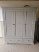 Chantilly Pebble Grey Triple Wardrobe