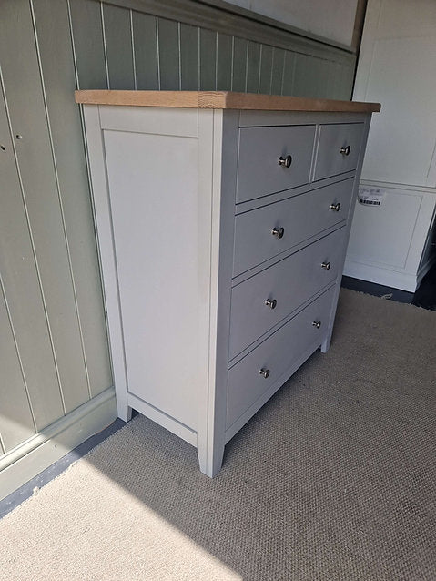 Chester Dove Grey 5 Drawer Chest