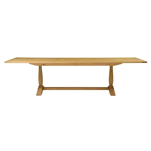 Elkstone Mellow Oak Extending Dining Table 6-8 Seater