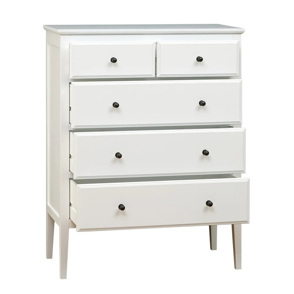 Winstone Pure White 5 Drawer Chest