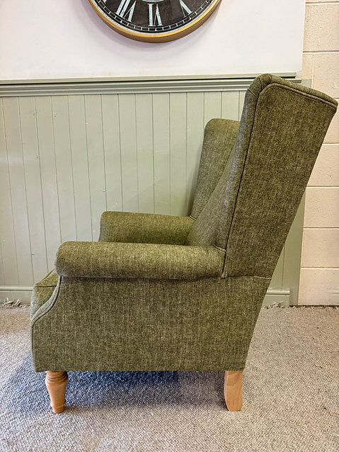 Alice Armchair- Sage Aquaclean Oxford