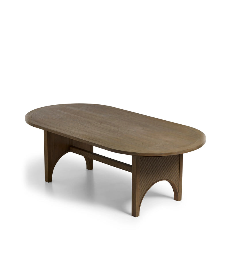 Balabac Oval Dining Table - Natural
