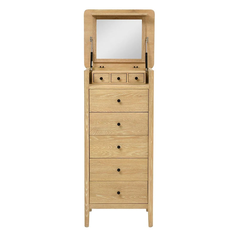 Berkeley Nordic Oak Vanity Tallboy