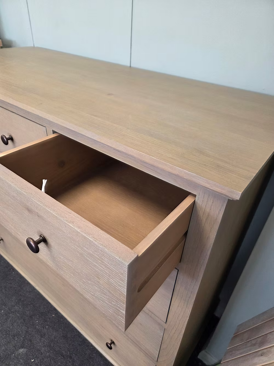 Bibury Smoked Oak 6 Drawer Chest