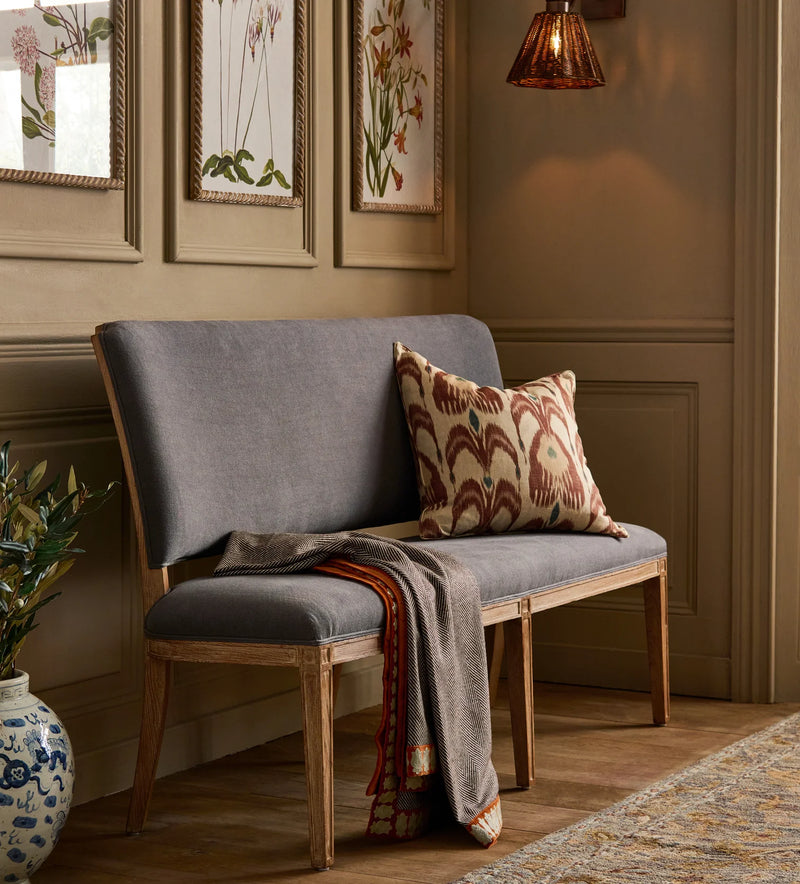 Camaret Dining Bench- Charcoal
