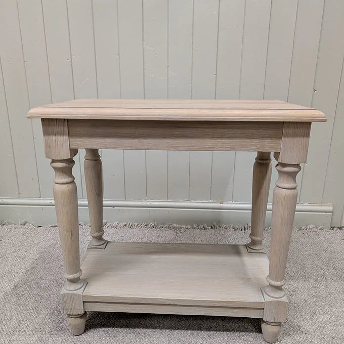 Camille Limewash Oak Sofa Table