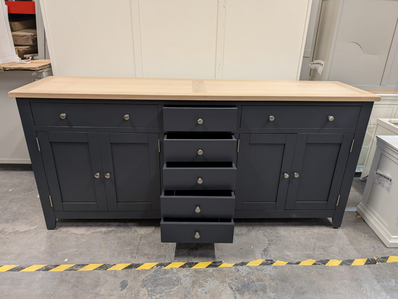 Chester Charcoal Grand Sideboard