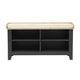 Chester Charcoal Open Shoe Storage Bench