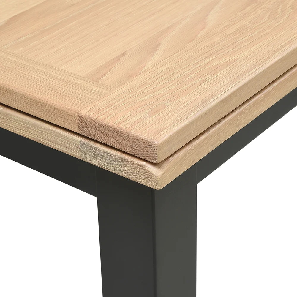 Chester Charcoal Square Extending Dining Table