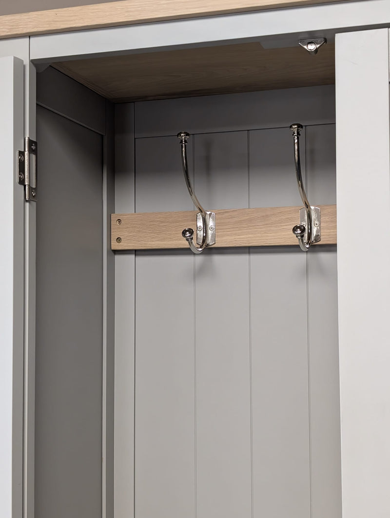 Chester Dove Grey 2 Door Hallway Cupboard