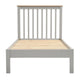 Chester Dove Grey Single Bed