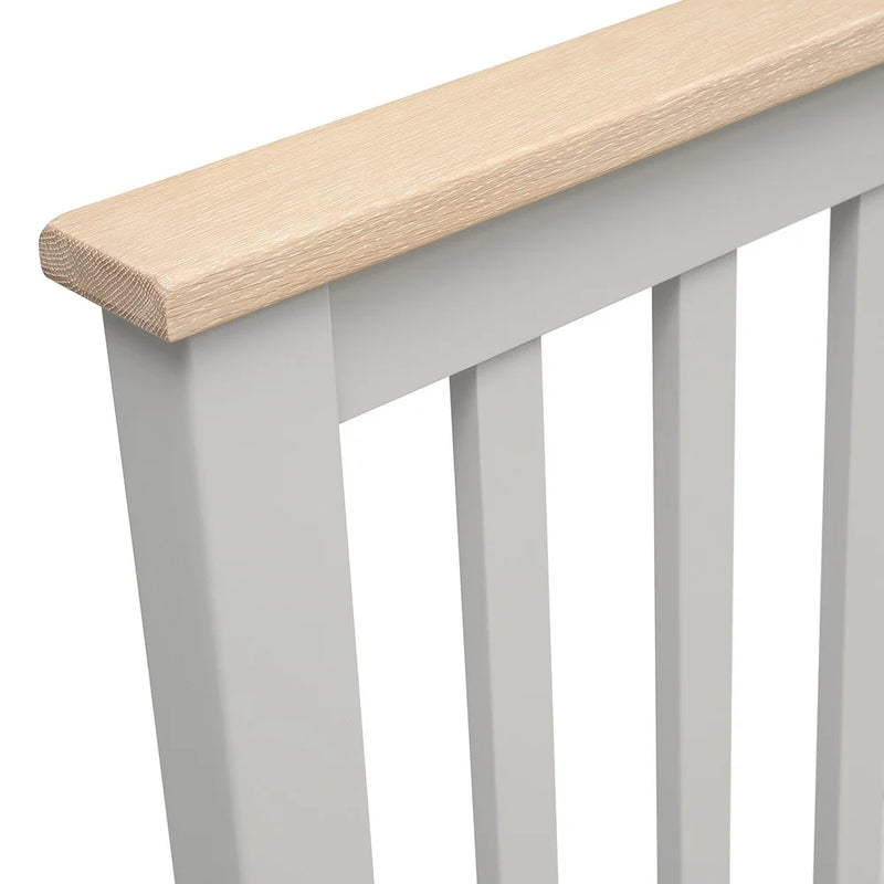 Chester Dove Grey Single Bed