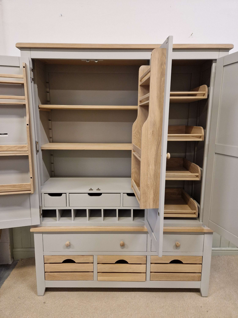 Chester Dove Grey Triple Larder
