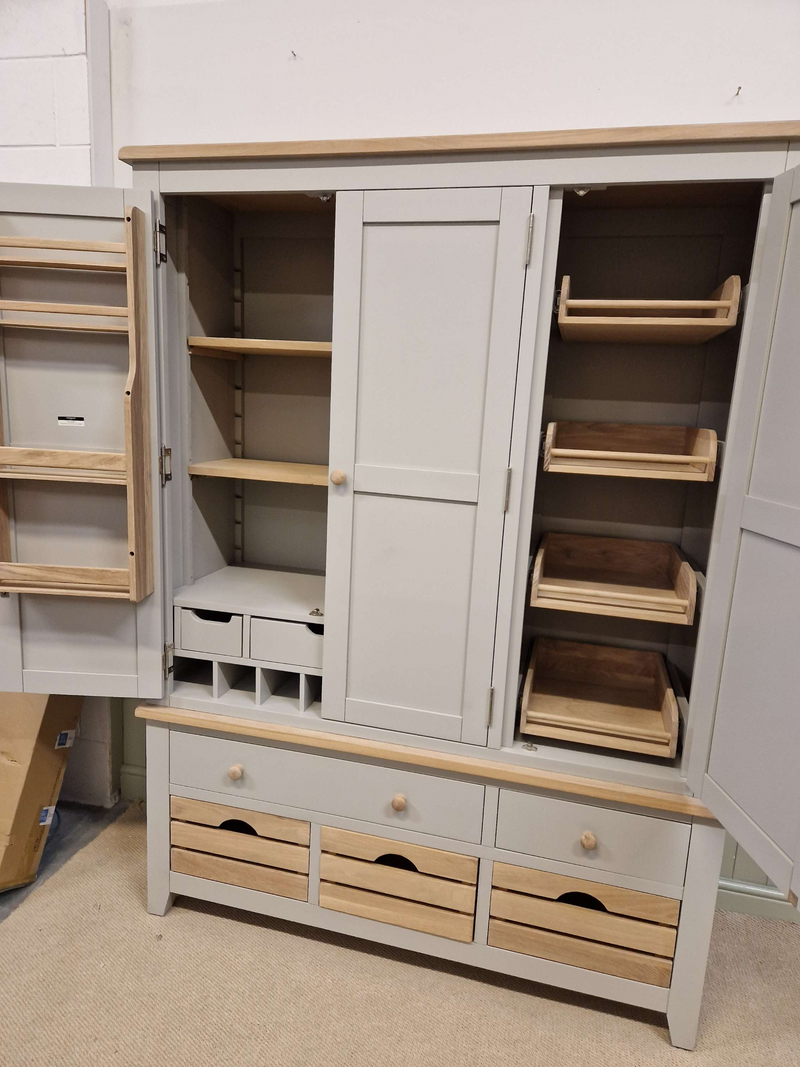 Chester Dove Grey Triple Larder